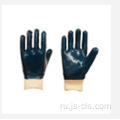 Одноразовые перчатки без порошка синие нитриловые перчатки